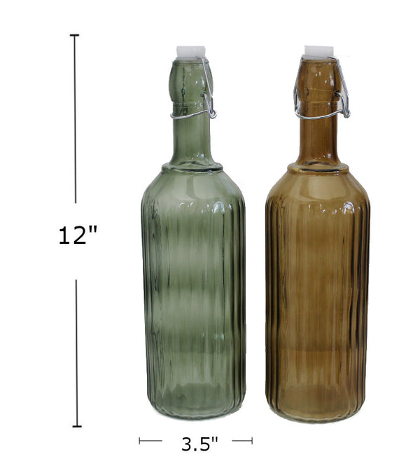 GB5538 - Glass Bottle - Assorted Color 1L