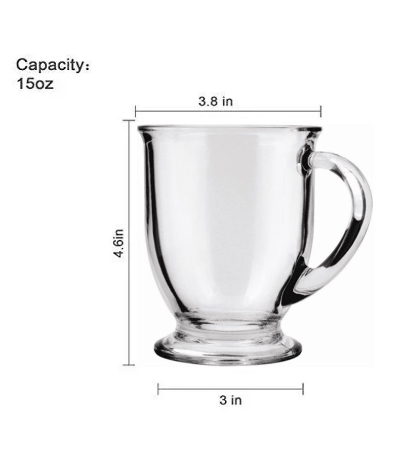 clear glass cups 3 oz coffee