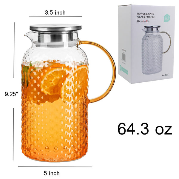 GP427 - Borosilicate Glass Pitcher- 1900 Ml