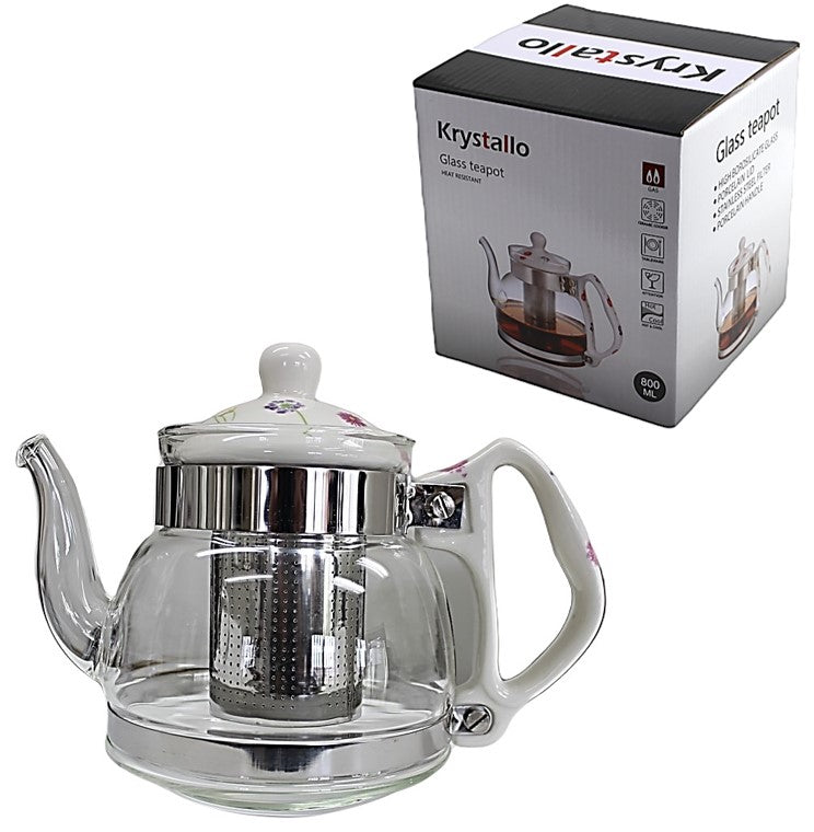 GTP1354 - Glass Teapot 800ml