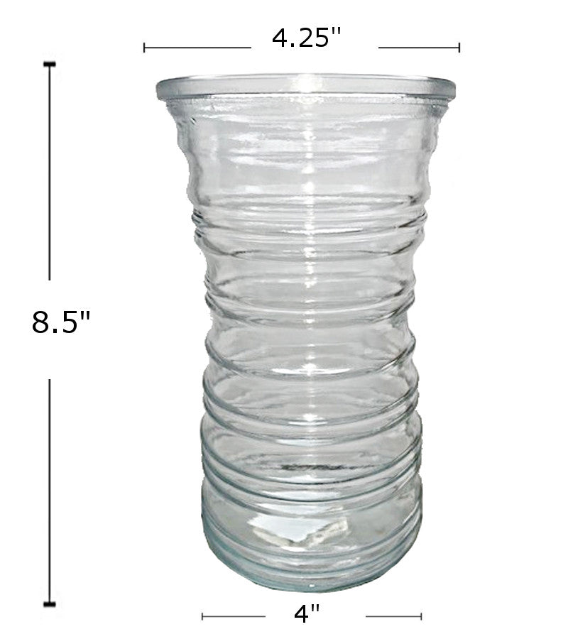 GV5518 - Glass Vase 10.5x21.5cm