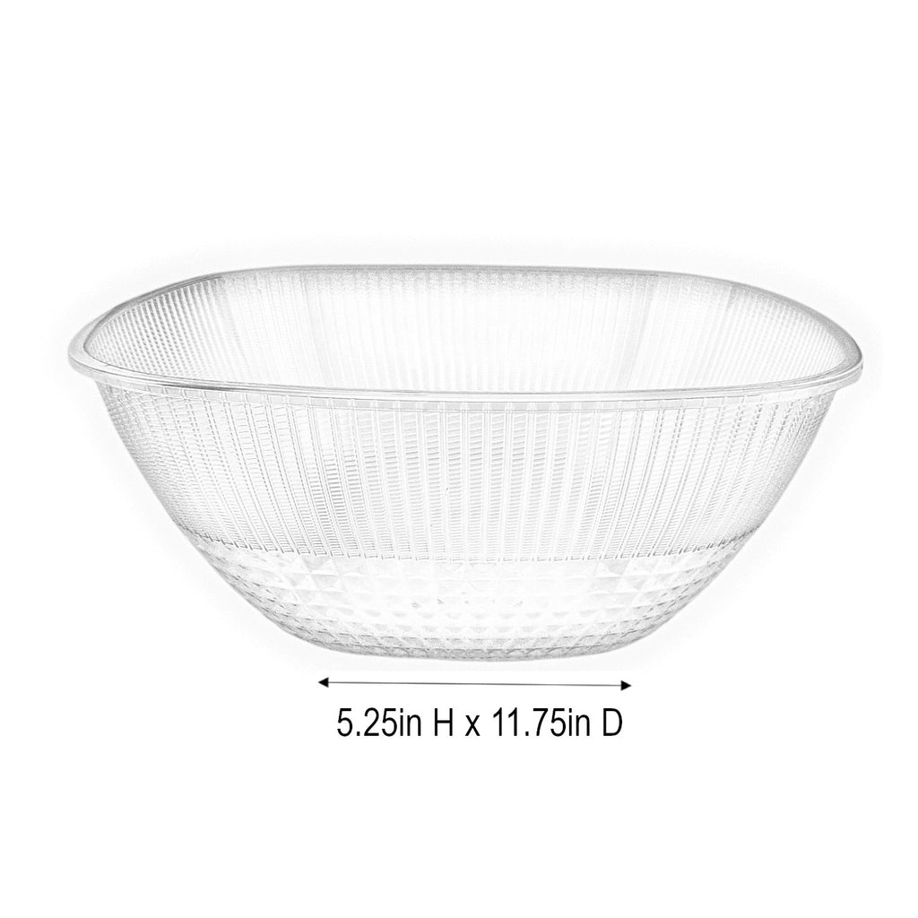 PL334 - Plastic Bowl- 5.25X11.75In (30 Cm)