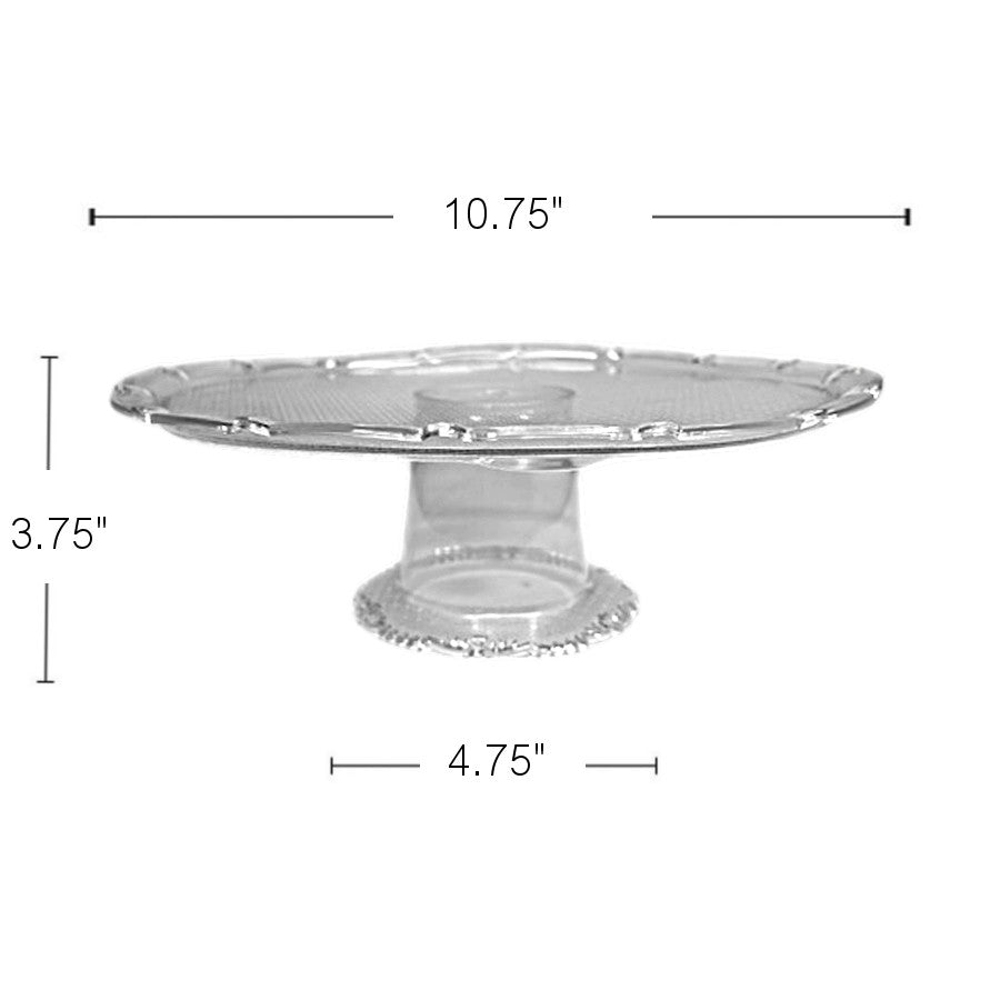 PL336 - Plastic Cakestand 10.75X4.75X3.75In