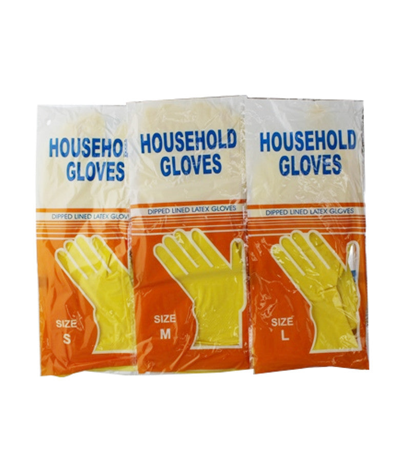 20059 - Latex Dishwashing Glove 4 Assted Size