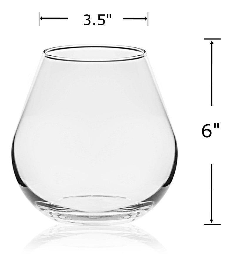 2576-T - Glass Lantern-Fish Bowl in tray 6x3.5in