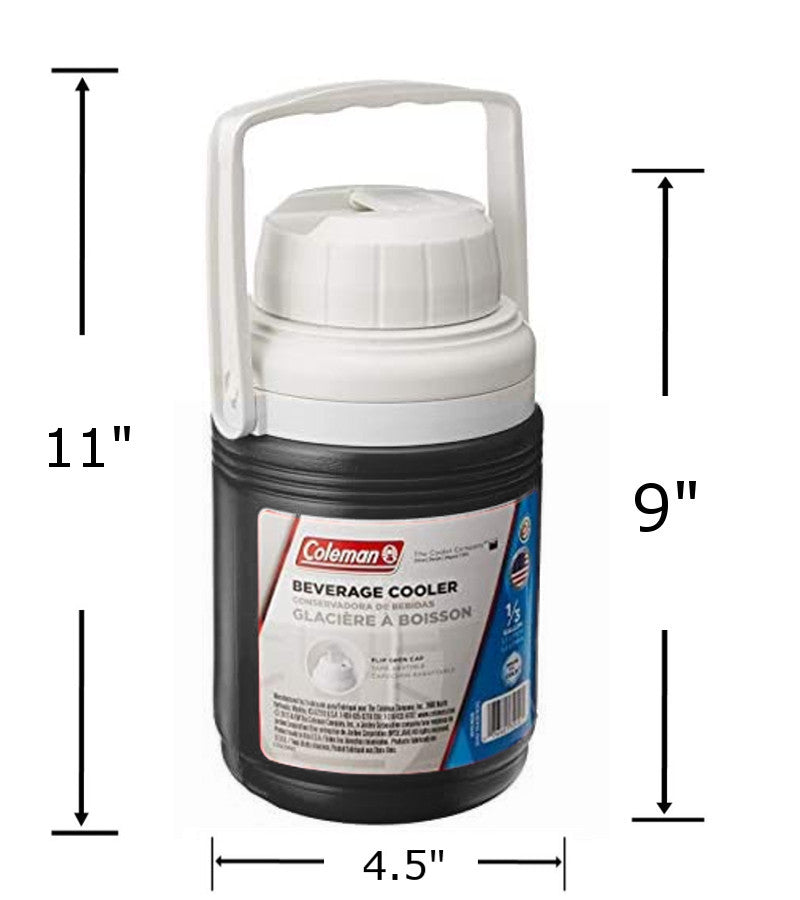 300-1491 - 1.3 Liter Coleman Jug-Black – Tov Lev Wholesale