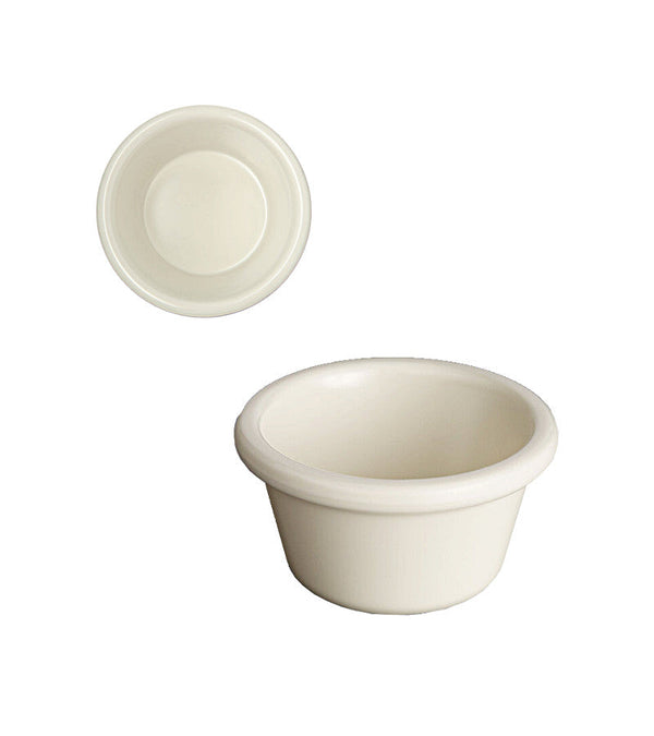 5123-BONE - 2oz Melamine Ramekin Bone Color