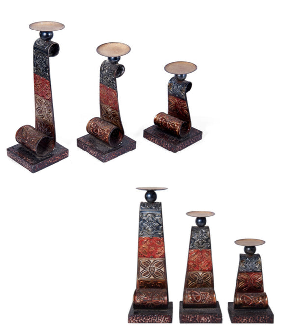 5128215 - Candle Holder-Set of 3 (9in 12in 15in)