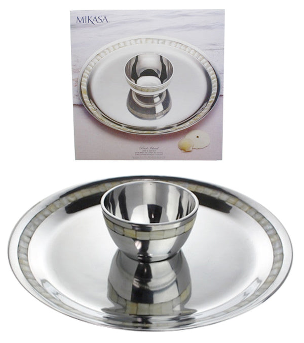 5137818 - Mikasa Pearl Island Chip Dip-15.5 in