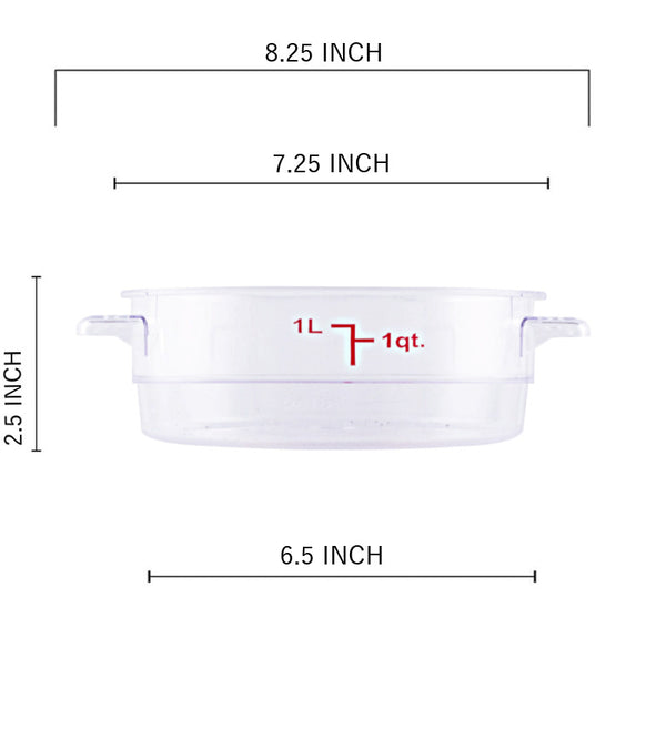 7121 - PP Food Container -1 Quart