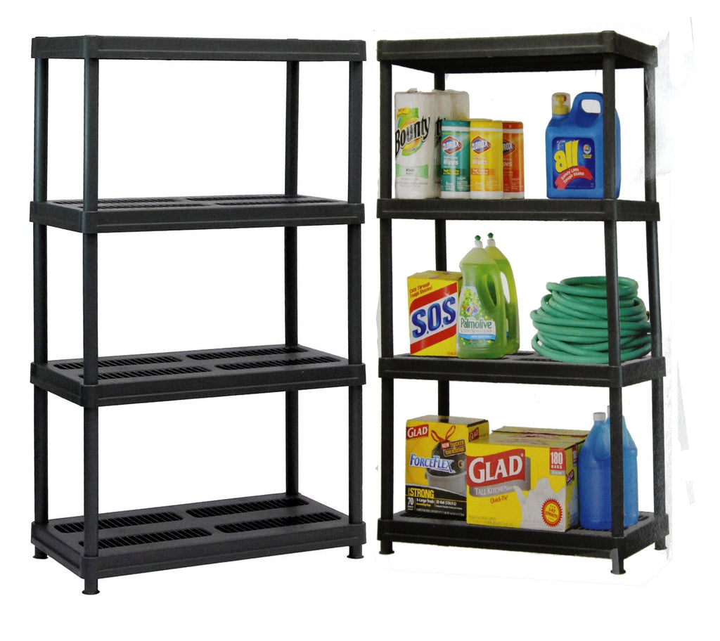 9806 - 4 Tier Plastic Shelf