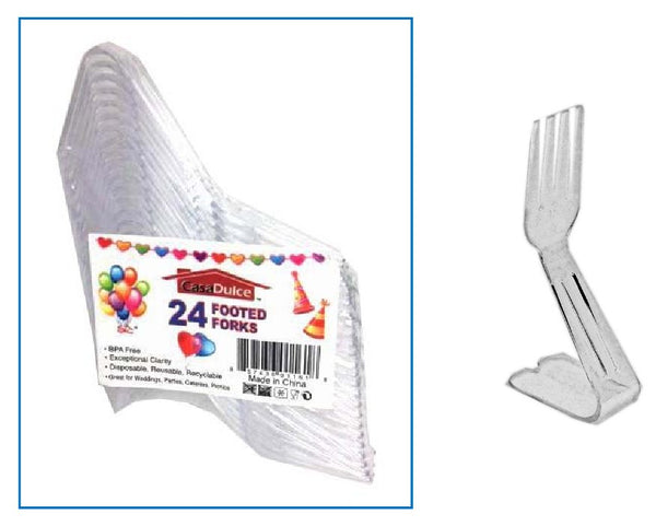 DP1161 - Footed Fork- 24 pk