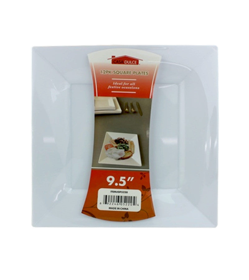 DP5220 - Square Plate 12 pk-9.5 in