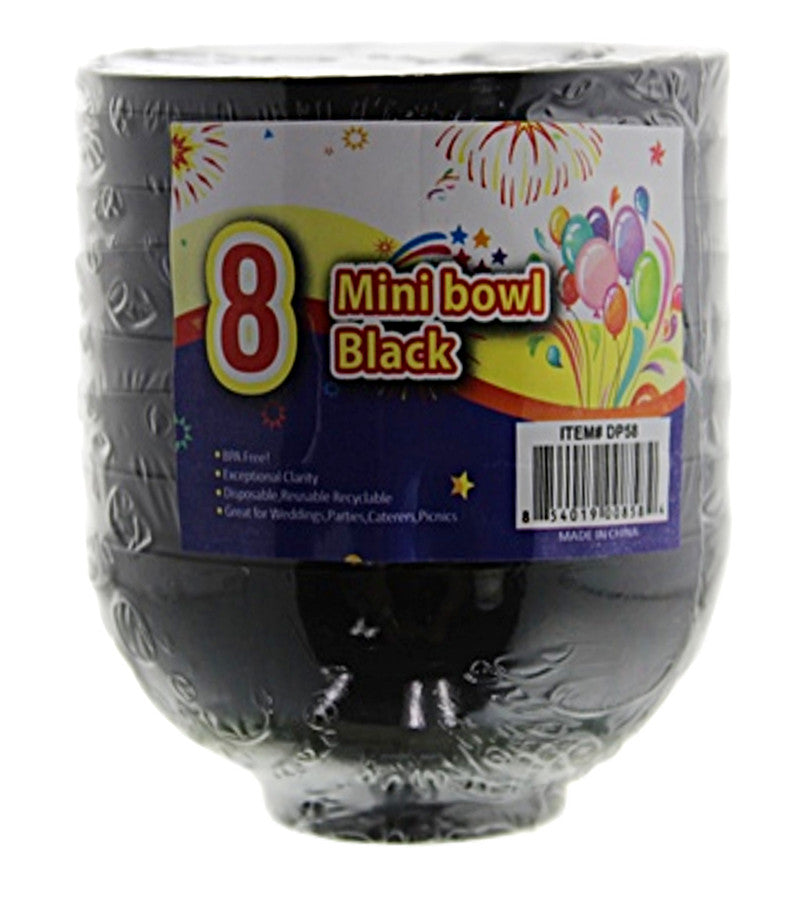 DP58 - 8 pc Mini Bowl-Black