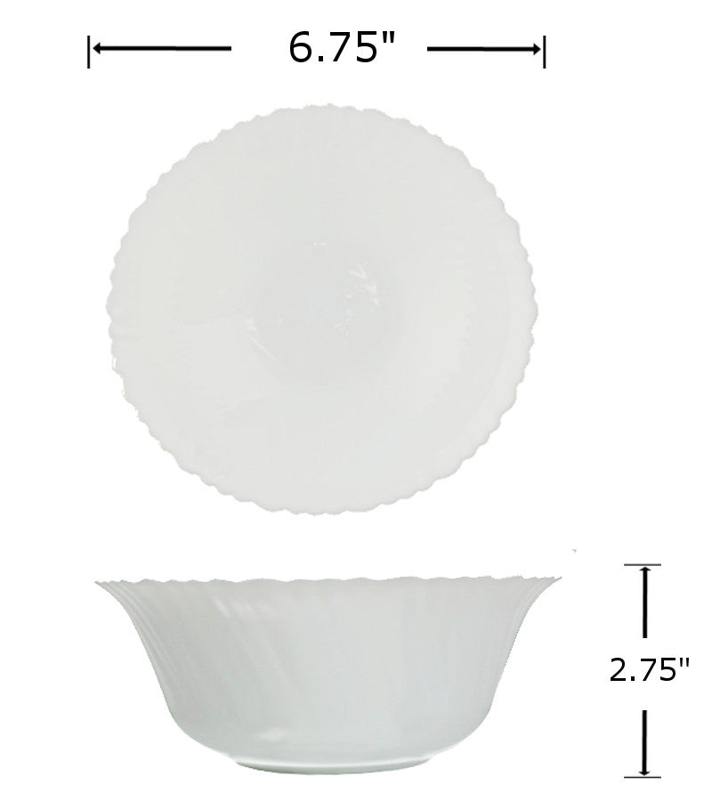 GB1307 - Opal Glass Bowl-7 in