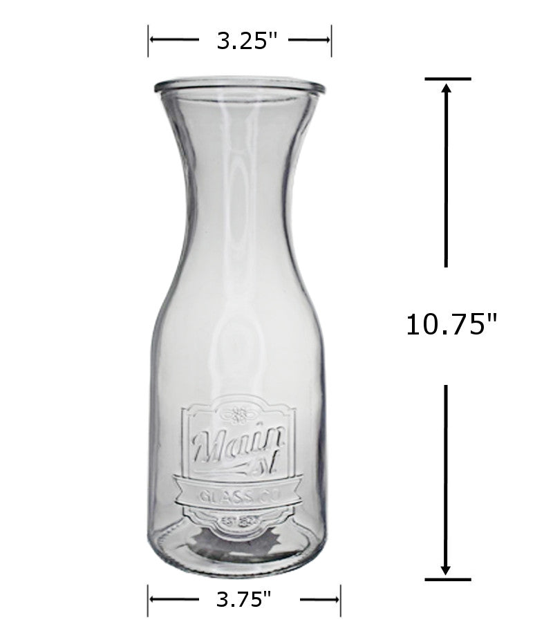 GC5469-L - Glass Carafe-Main Street 1.2 Liter