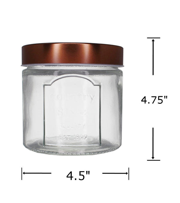 GJ5400 - Glass Jar -750 ML - 26oz.