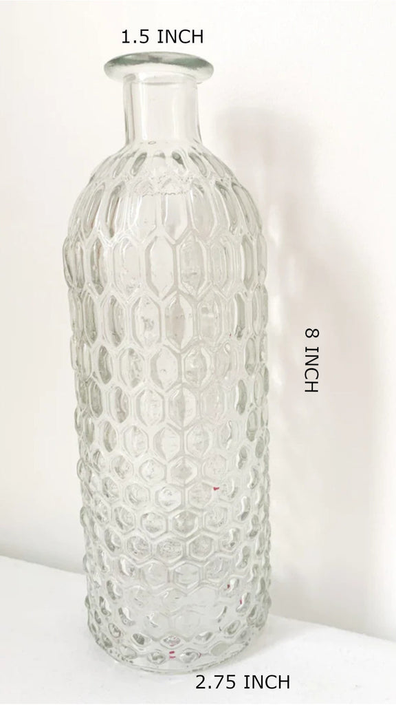 GV5472 - Glass Vase - 8 in. By Krystallo
