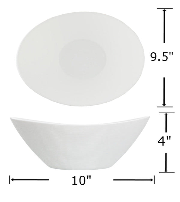 OP5161 - Opal Glass Bowl-Boat 10 inch