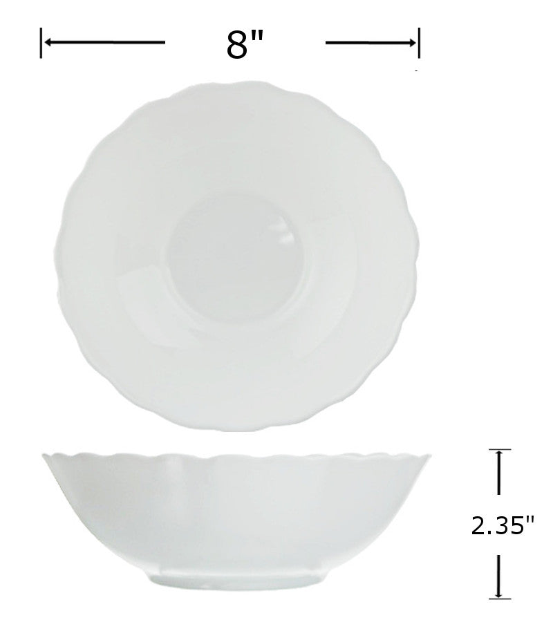 OP5164 - Opal Glass Bowl-8 inch