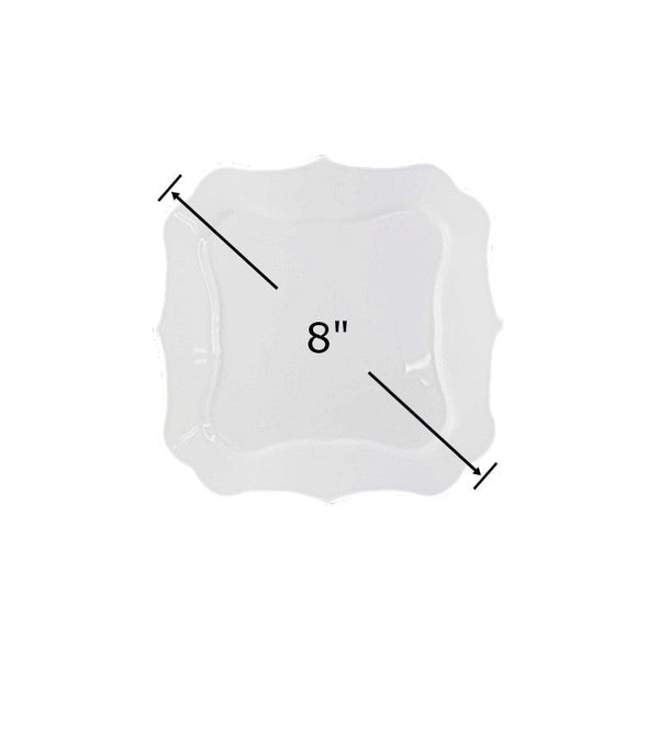 OP5376 - Opal Glass Plate- 8 inch