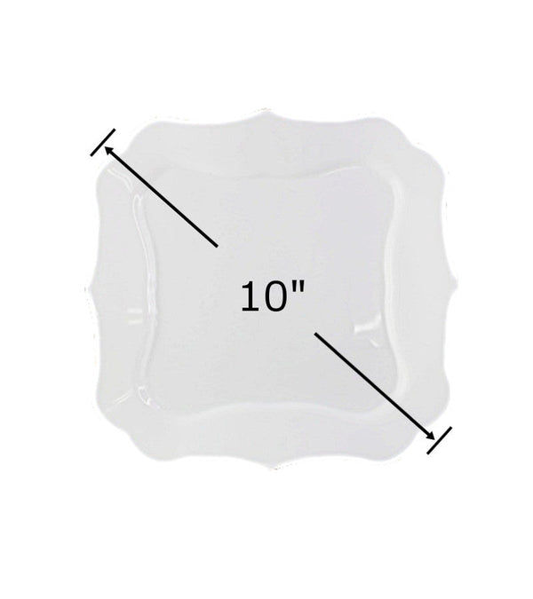 OP5377 - Opal Glass Plate-10 inch