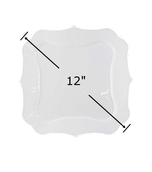 OP5378 - Opal Glass Plate-12 inch