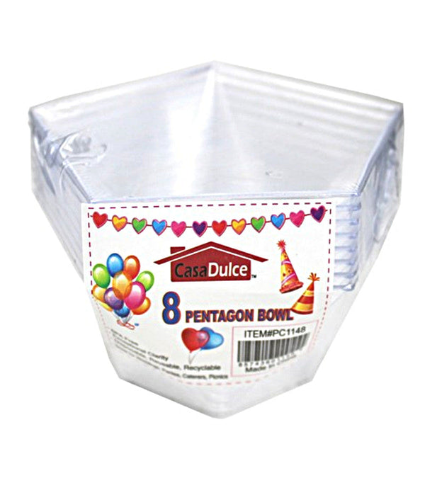 PC1148 - 8 Pack Pentagon Bowl