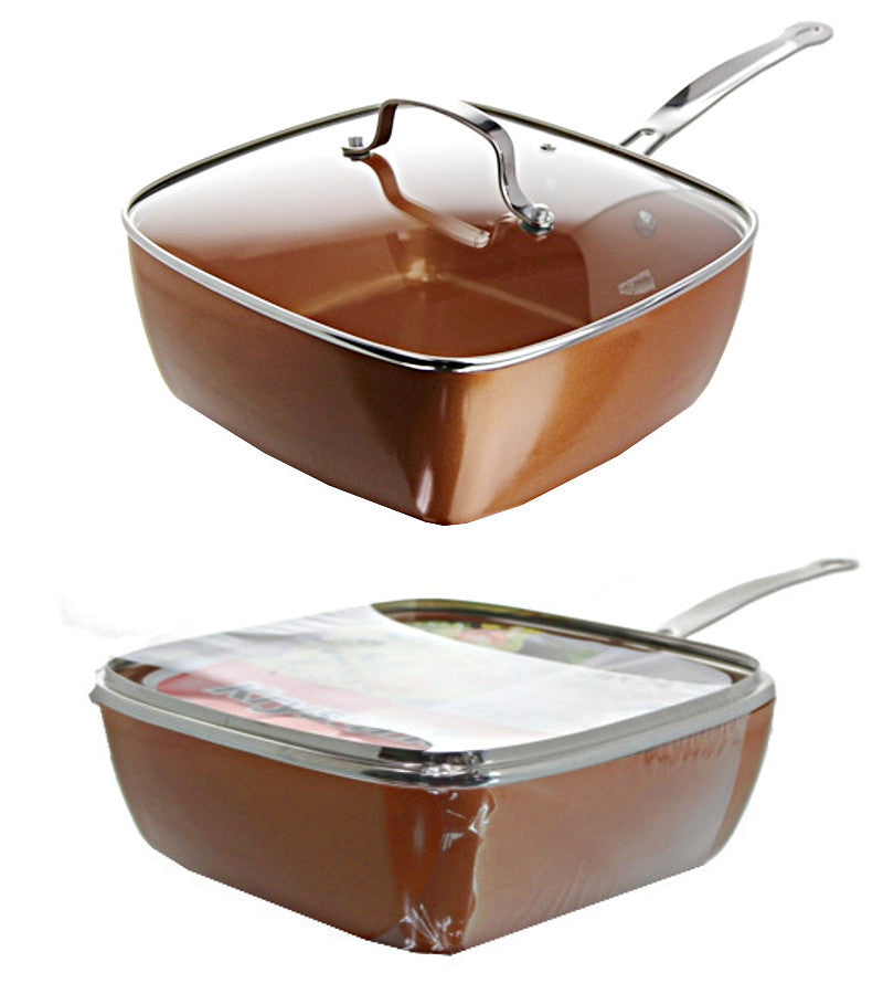 SPT012 - Square pan With Lid-24 cm
