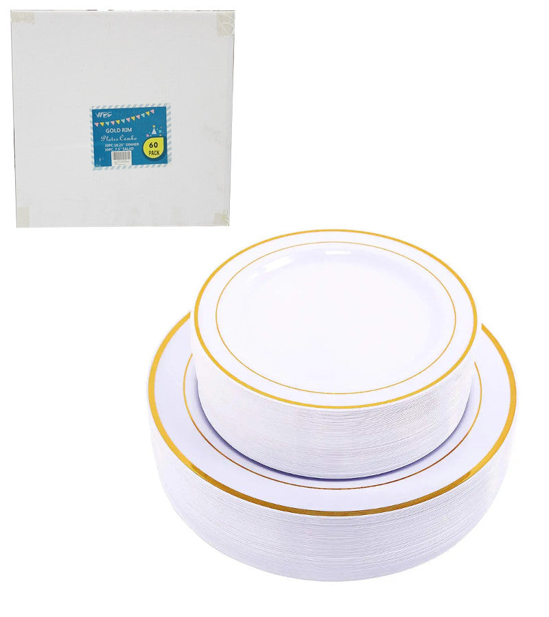 WDF60G - Dinner & Salad Plate-60 Pc Set