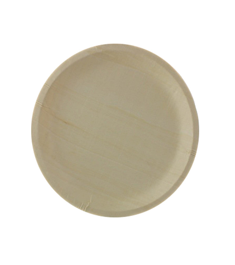 WDP5246 - Round Wood Plate 10 Pk-26 cm