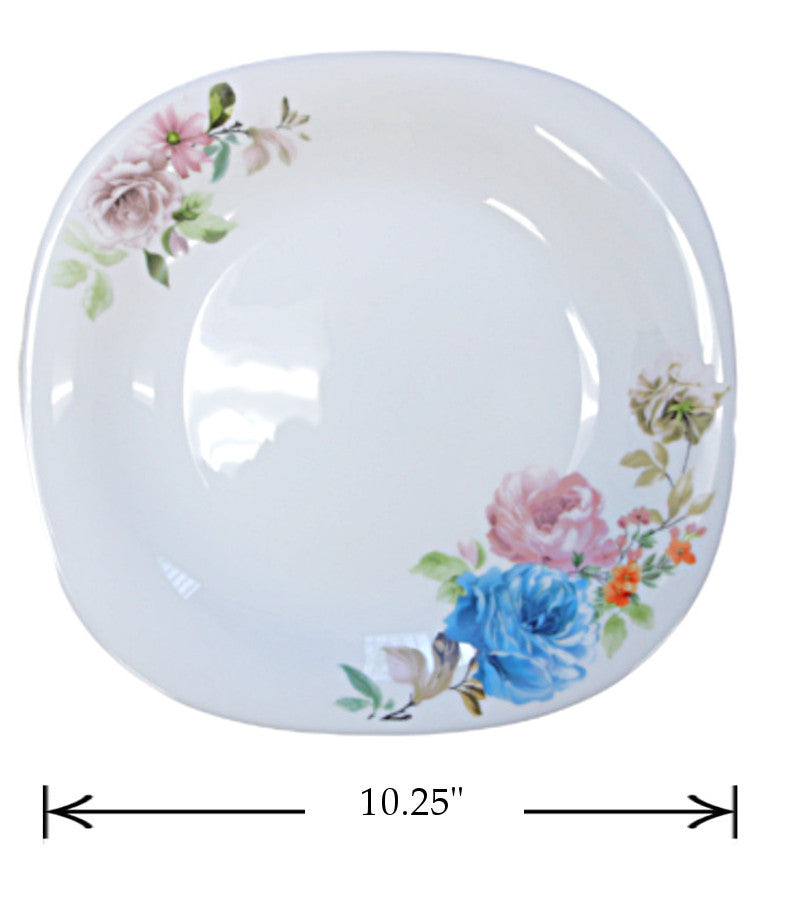 OP8403 - Opal Glass Plate Decor  - 10.25in