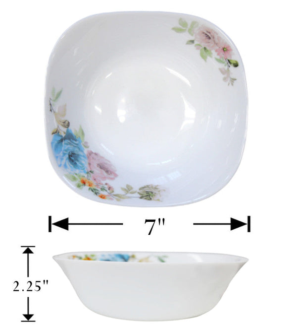 OP8408 - Opal Glass Bowl Decor - 7in